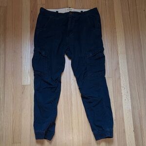 Hollister Dark Navy Cargo Pants